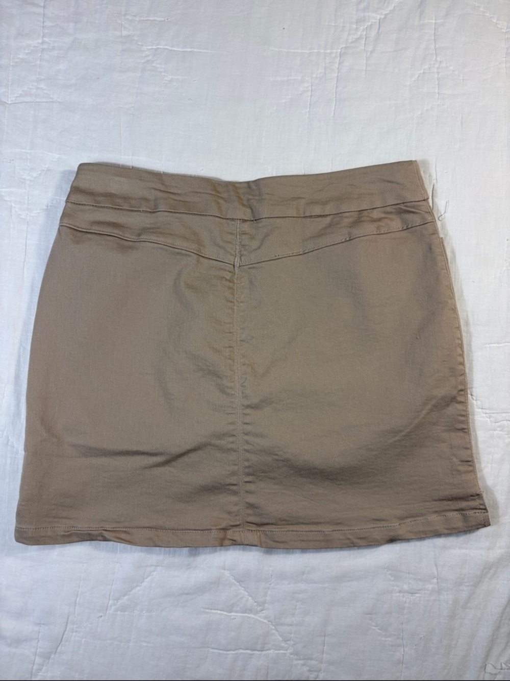 Briggs New York Petite 8P Tan Comfort Waistband Skort Coastal Grandma Mini Skirt - Picture 7 of 10